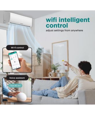 9000 BTU Indoor and Outdoor Mini Split AC Unit Kit – 230V Smart Cooling & Heating Mini Split AC with WiFi