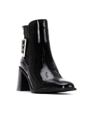 Women's Heeled Patent Leather Chelsea Booties  By XTI