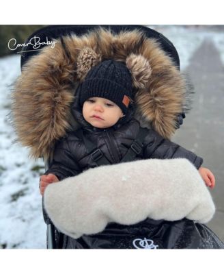 Baby Cover 0-3 Years Organic Premium Wool Adjustable Footmuff