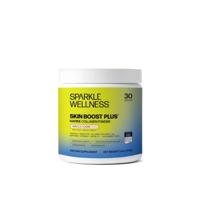 Marine Skin Boost Plus [30-Serves] | Collagen Powder with Marine-derived VERISOL Bioactive Hydrolyzed Collagen Peptides, Vitamin C & Hyaluronic Acid