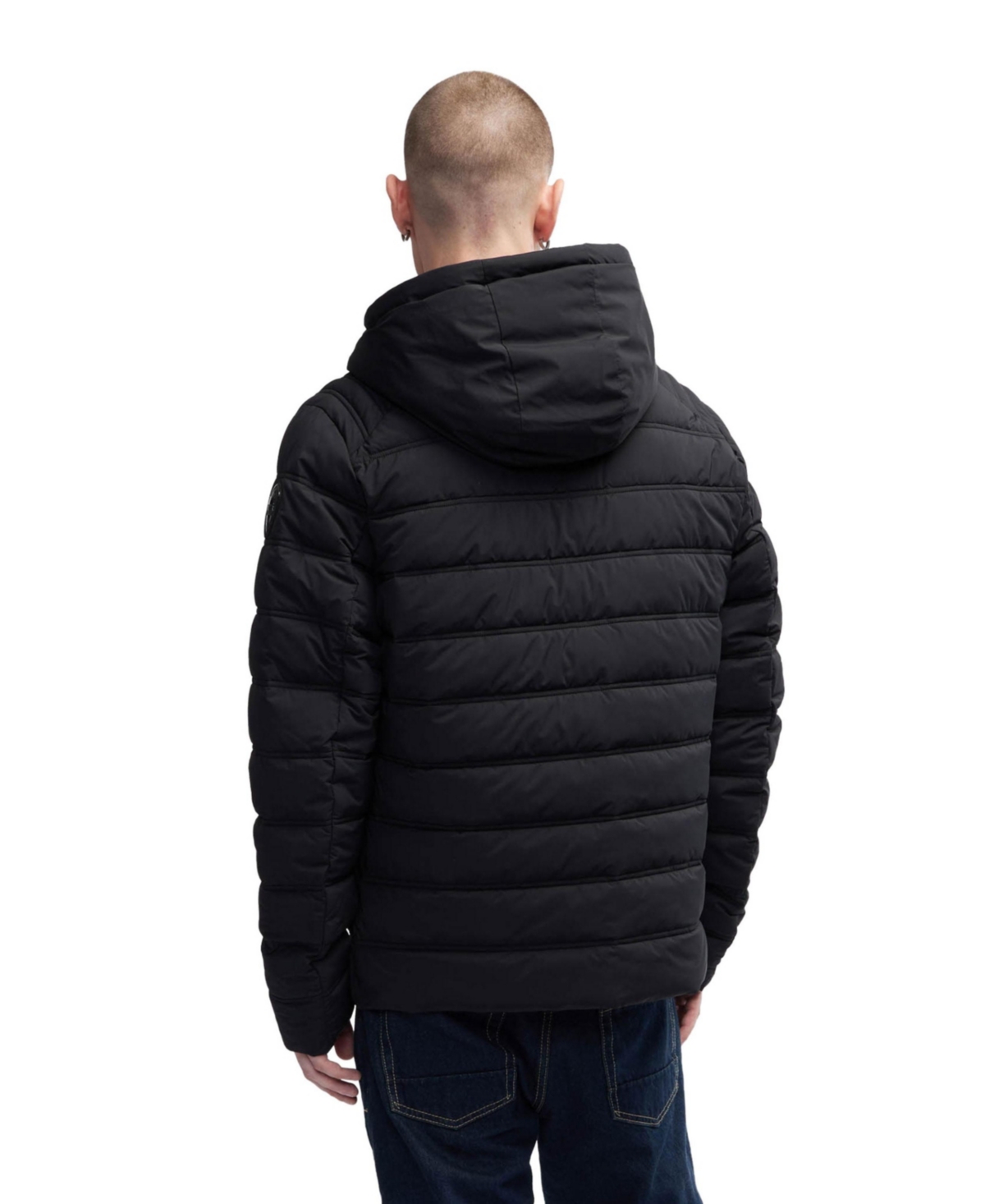 Pajar Men's Niran Sustainable Square Quilt Lightweight Packable In Black
