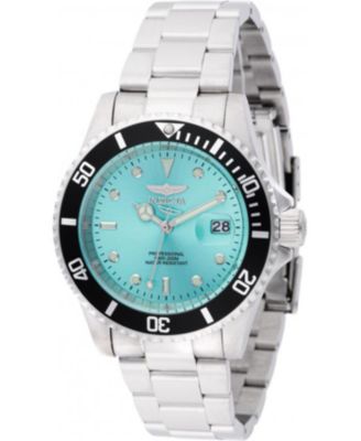 Men's 47356 Pro Diver Quartz 3 Hand Turquoise, Blue Dial Watch