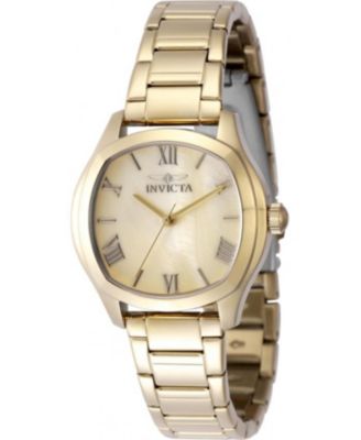 Women's 48235 Wildflower Quartz 3 Hand Gold Dial Watch