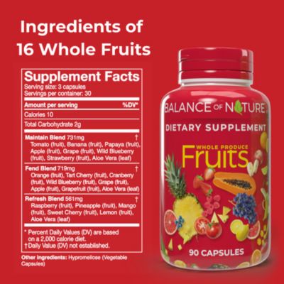 Whole Fruits Supplement with Superfood Fruits