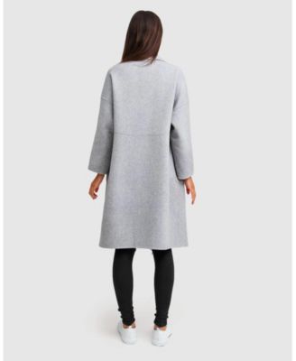 Women's Publisher Double Breasted Wool Blend Coat