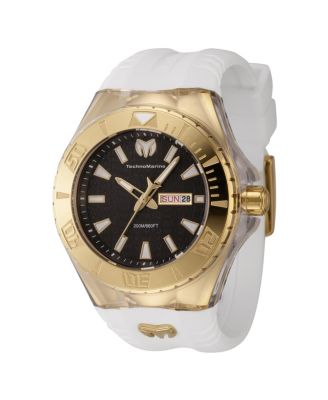 Men's TM-122013 Cruise Quartz 3 Hand Black Dial Watch