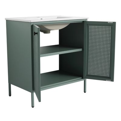 Streamdale 30 Inch Freestanding Bathroom Vanity With Ceramic SInk