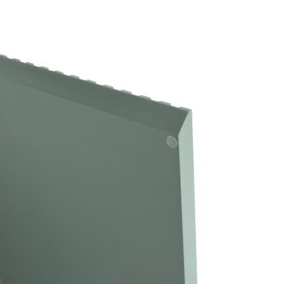 Modern Wave Plate Vanity with Soft-Closing Door, Ceramic Sink