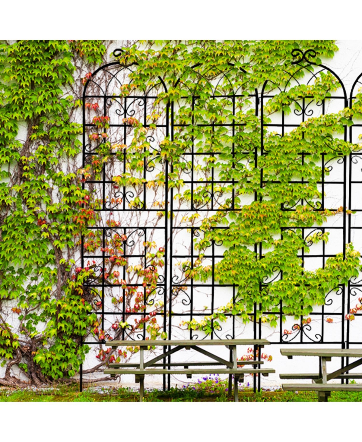 Streamdale Furniture Streamdale 86.7" Rustproof Garden Trellis (2)