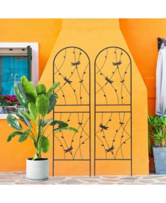 Streamdale 4 Pack 71" Metal Garden Trellis - Climbing Plant Support