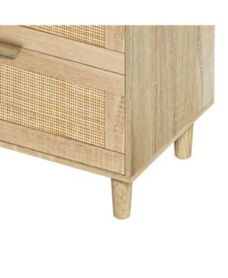 Streamdale 51" Rattan Dresser with 6 Drawers