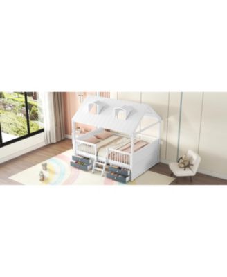 Full Size Wood Bed House Bed Frame