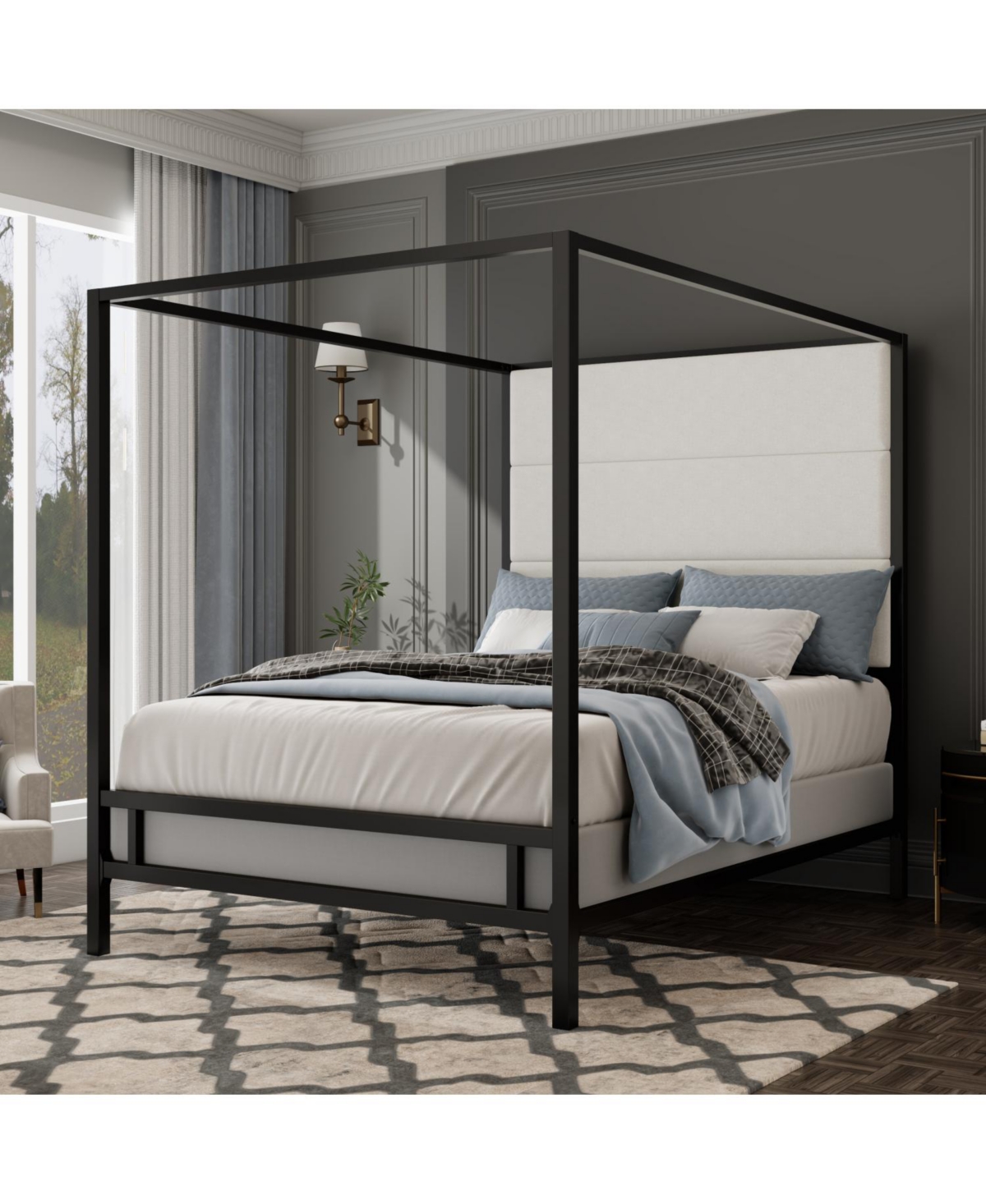Streamdale Furniture King Canopy Bed