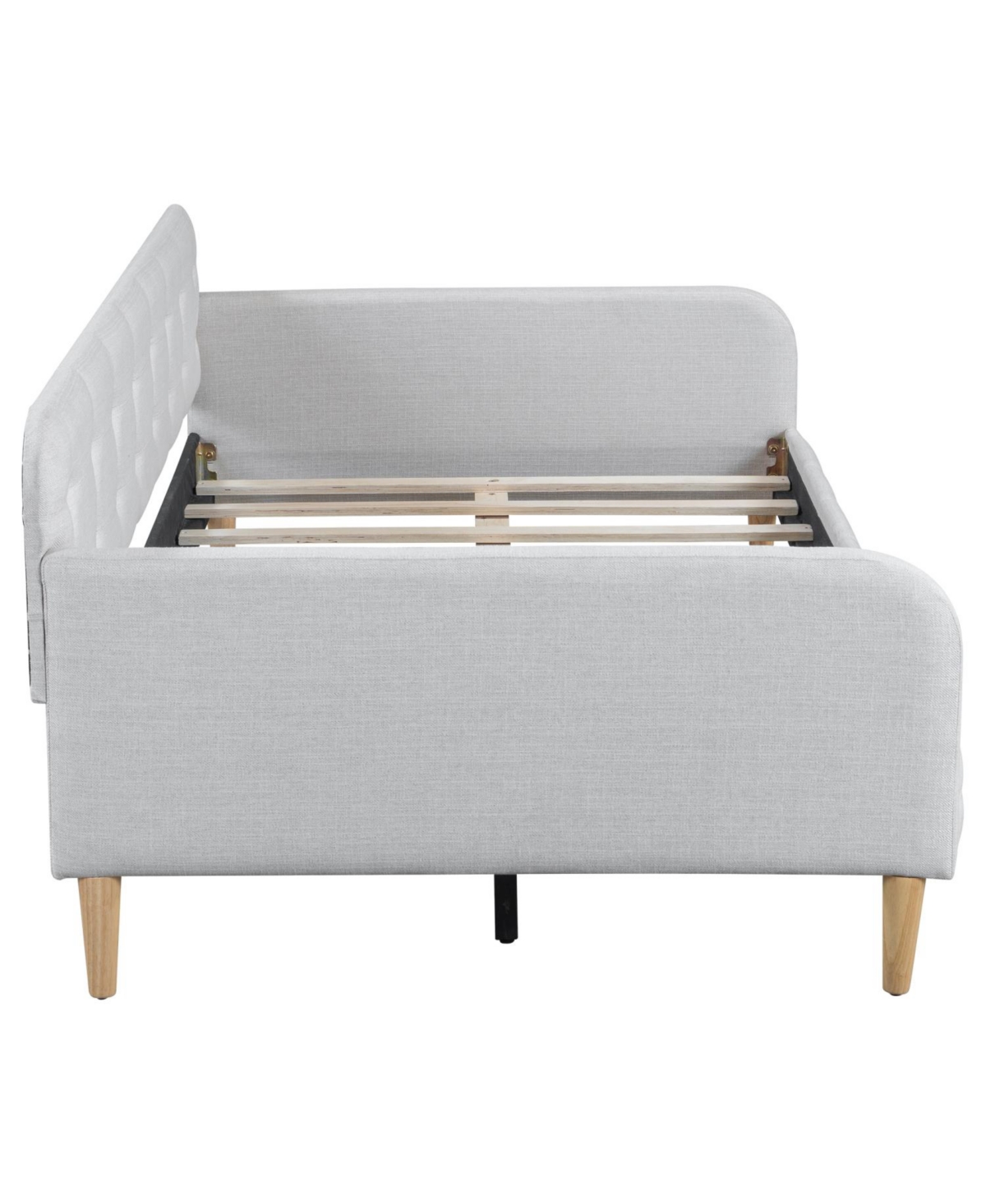 Streamdale Furniture Twin Upholstered Daybed with 4 Support Legs