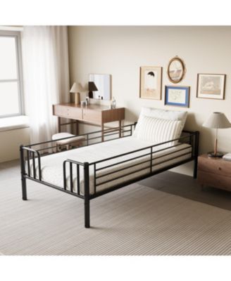 Twin size  Metal Pull-Out Bunk Bed Frame