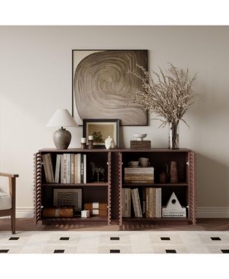 59.92" Buffet Sideboard with Solid Wood Doors