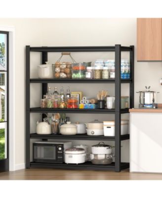 59&amp;quot; Metal Garage Storage Rack - Heavy Duty Adjustable Shelving