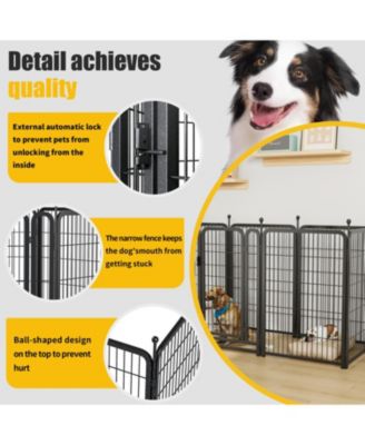 Dog Playpen 8 Panels 40" Heavy Duty