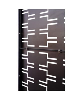 Metal Privacy Screen 76"x48" - Indoor/Outdoor Decorative Panel