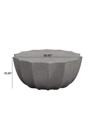 Modern Outdoor Waterproof Coffee Table - Grey