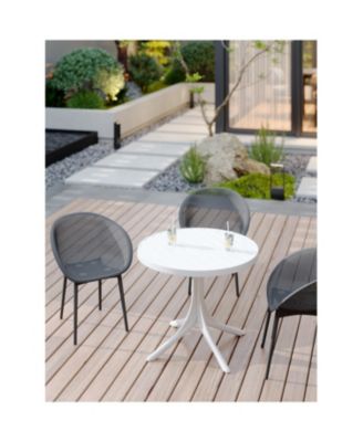 Streamdale Modern Lounge Chairs - Indoor/Outdoor, Warm Grey (2-Pack)