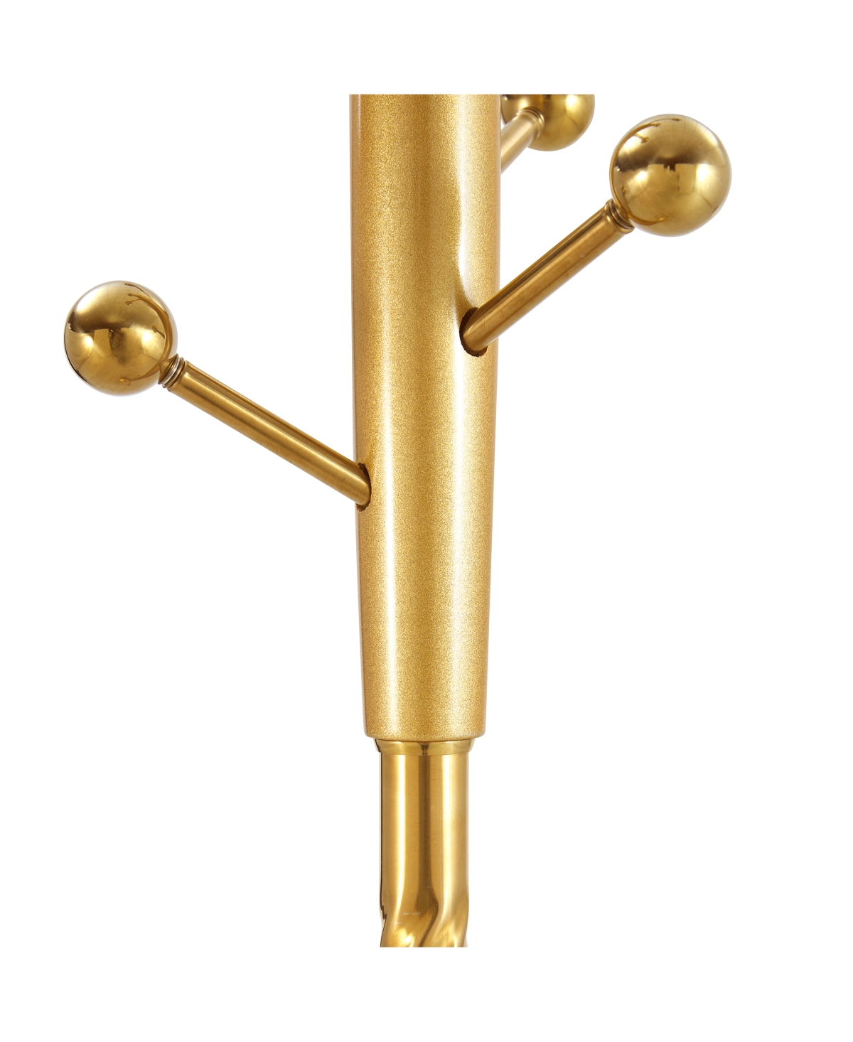 Streamdale Stainless Steel Coat Rack - Wood Bracket, 72" Raised Design (Silver Opt.)