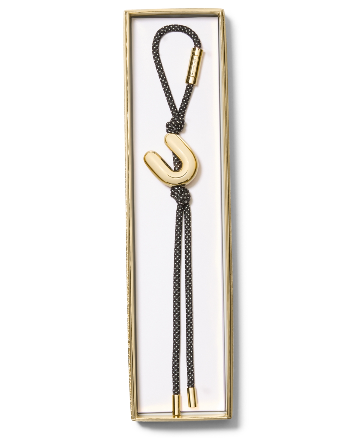Michael Kors A Bubble Cord Charm In Black