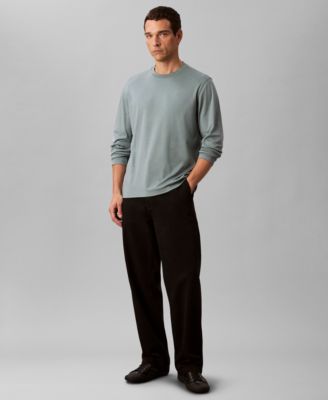 Supima Cotton Crewneck Long Sleeve Tee