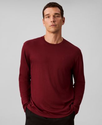 Supima Cotton Crewneck Long Sleeve Tee