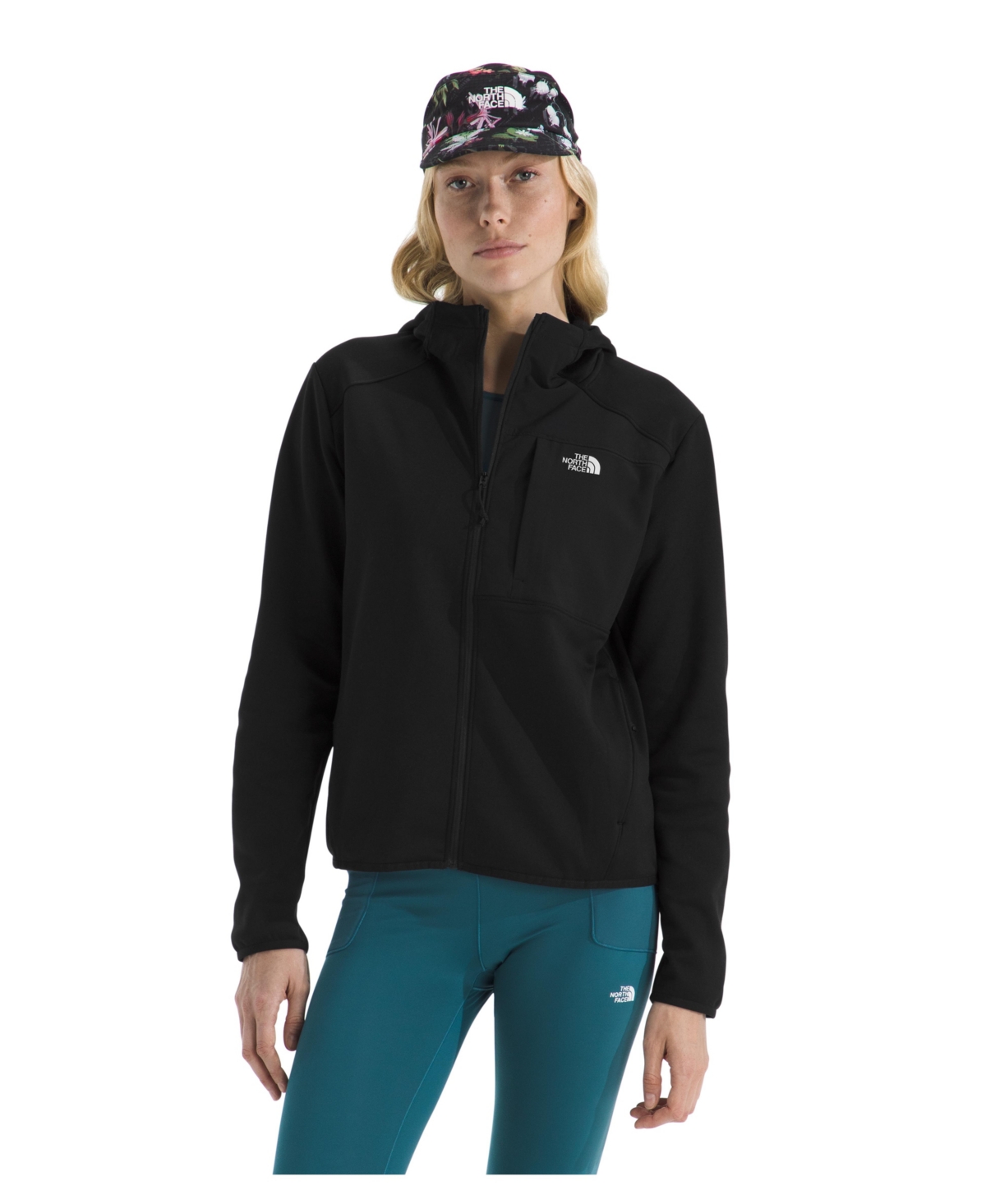 The North Face Women’s TNF™ Performance Fleece Full Zip Hoodie (Size: XXL): Black