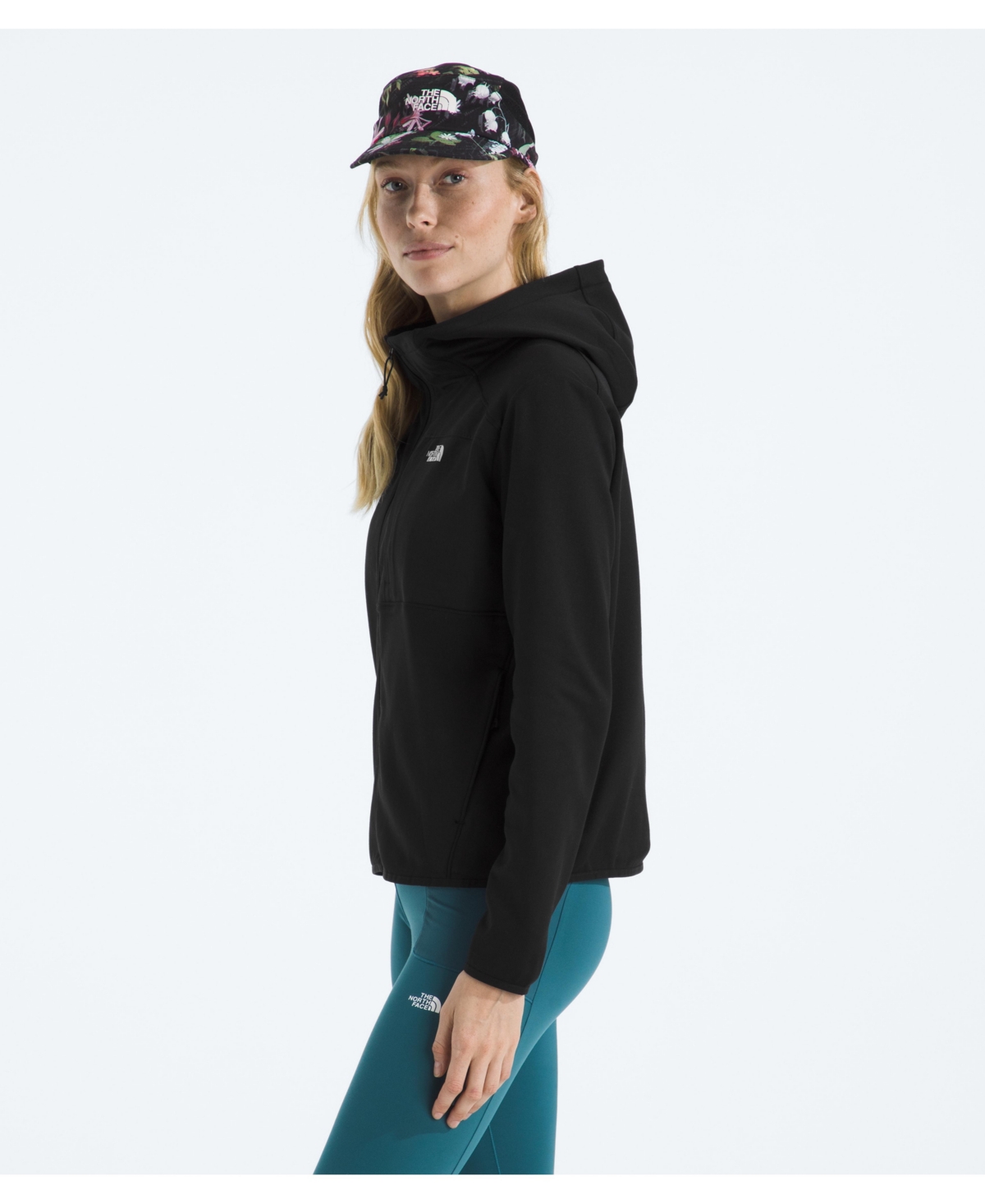 The North Face Women's Performance Fleece Full Zip Hoodie In Black