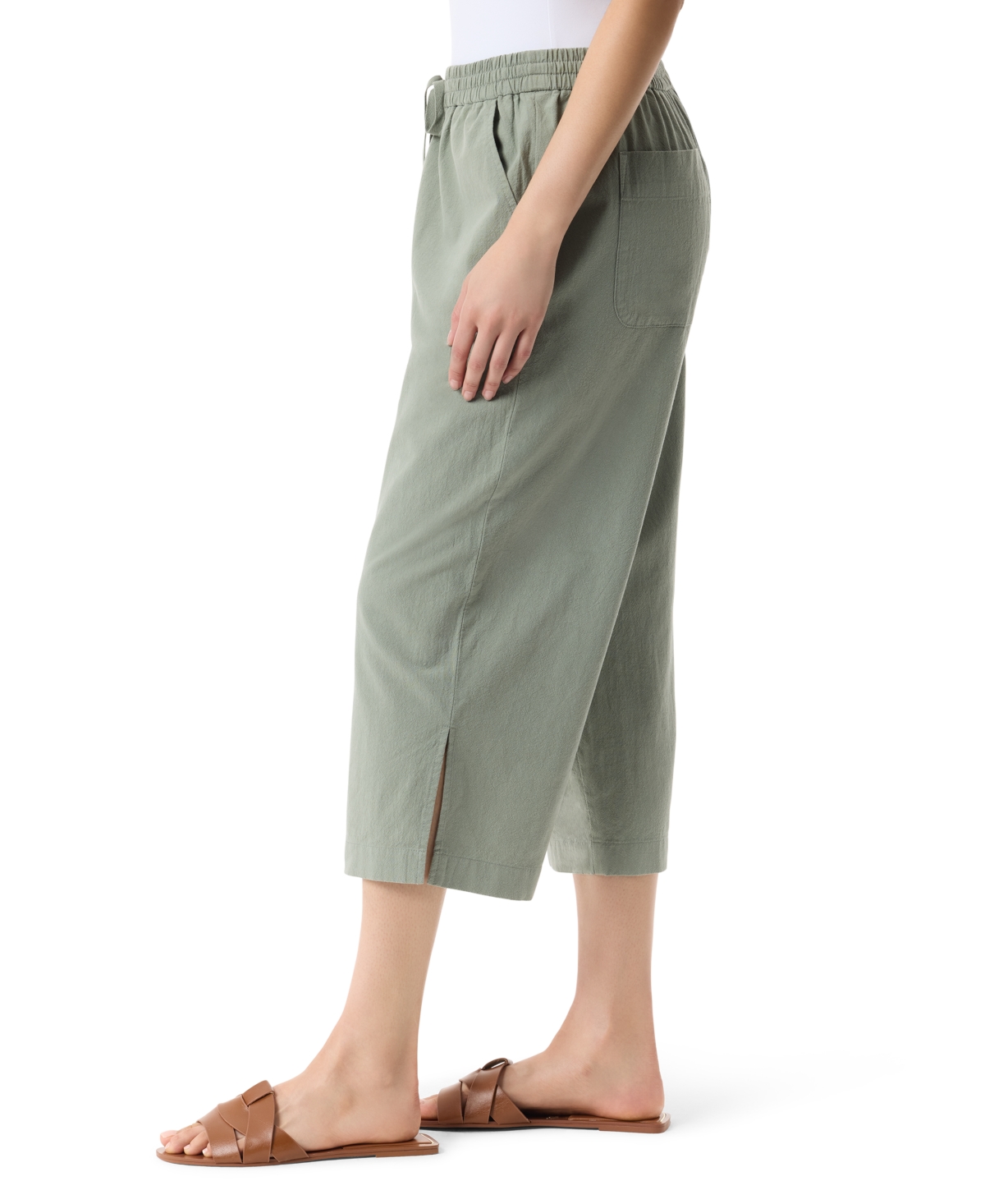 Gloria Vanderbilt Women's Blaine Pull-On Cotton Cropped Pants