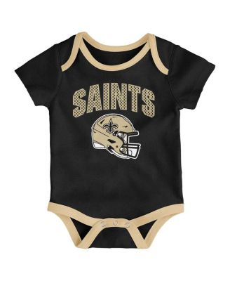 Infant 3-Piece New Orleans Saints All Day Play Bodysuit Set