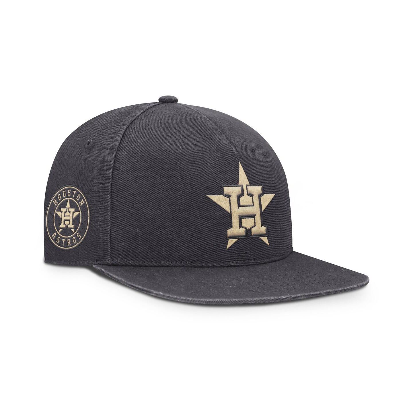 Мужская кепка Nike Anthracite Houston Astros Monotone Pro Adjustable Hat — фото 1