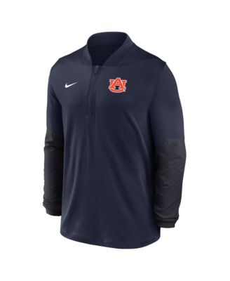 Men's Navy Auburn Tigers One Goal Dri-FIT Half-Zip Pullover Sweatshirt
