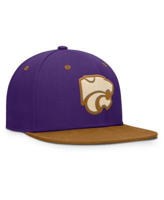 Men's Purple/Brown Kansas State Wildcats NoBo Fitted Hat