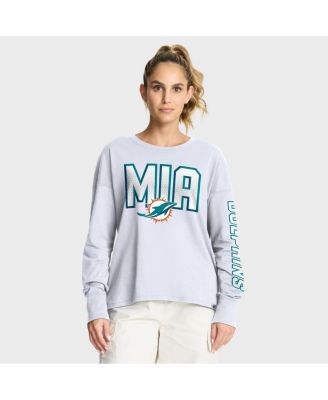 Fanatics - Women's White Miami Dolphins Hometown Legacy Long Sleeve T-Shirt