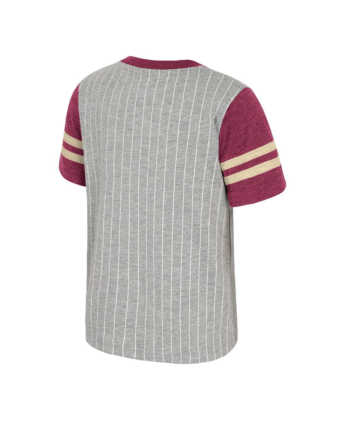 Colosseum Toddler Heather Gray Florida State Seminoles Airball T-Shirt