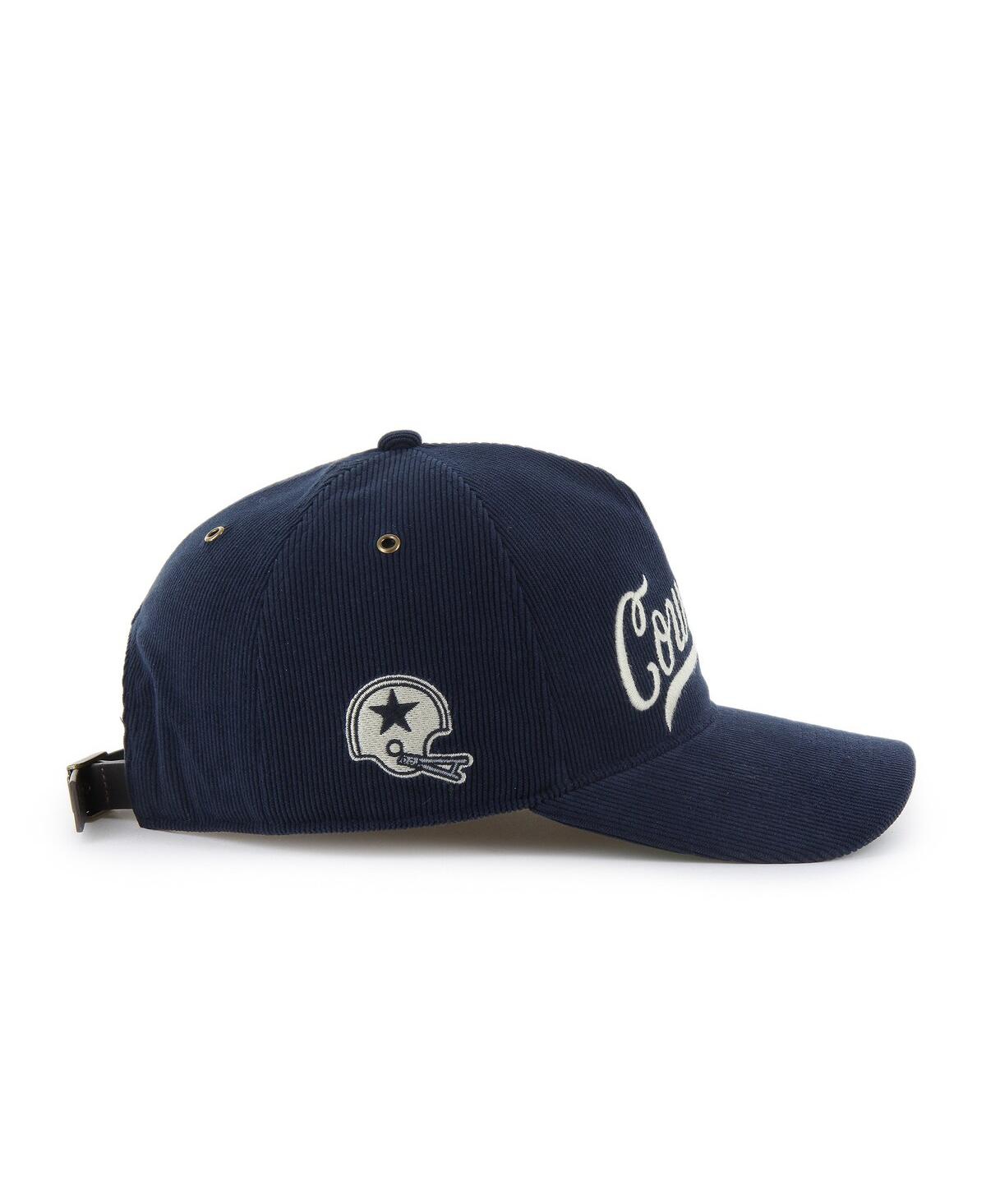 47 Brand Men's Navy Dallas Cowboys Golden Age Relaxed Corduroy Hitch Adjustable Hat In Blue