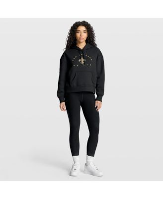 Women's Black New Orleans Saints Eligible Receiver Legacy Pullover Hoodie