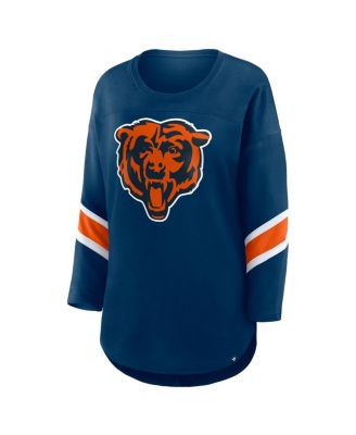 Women's Navy Chicago Bears Redzone 3/4-Sleeve T-Shirt