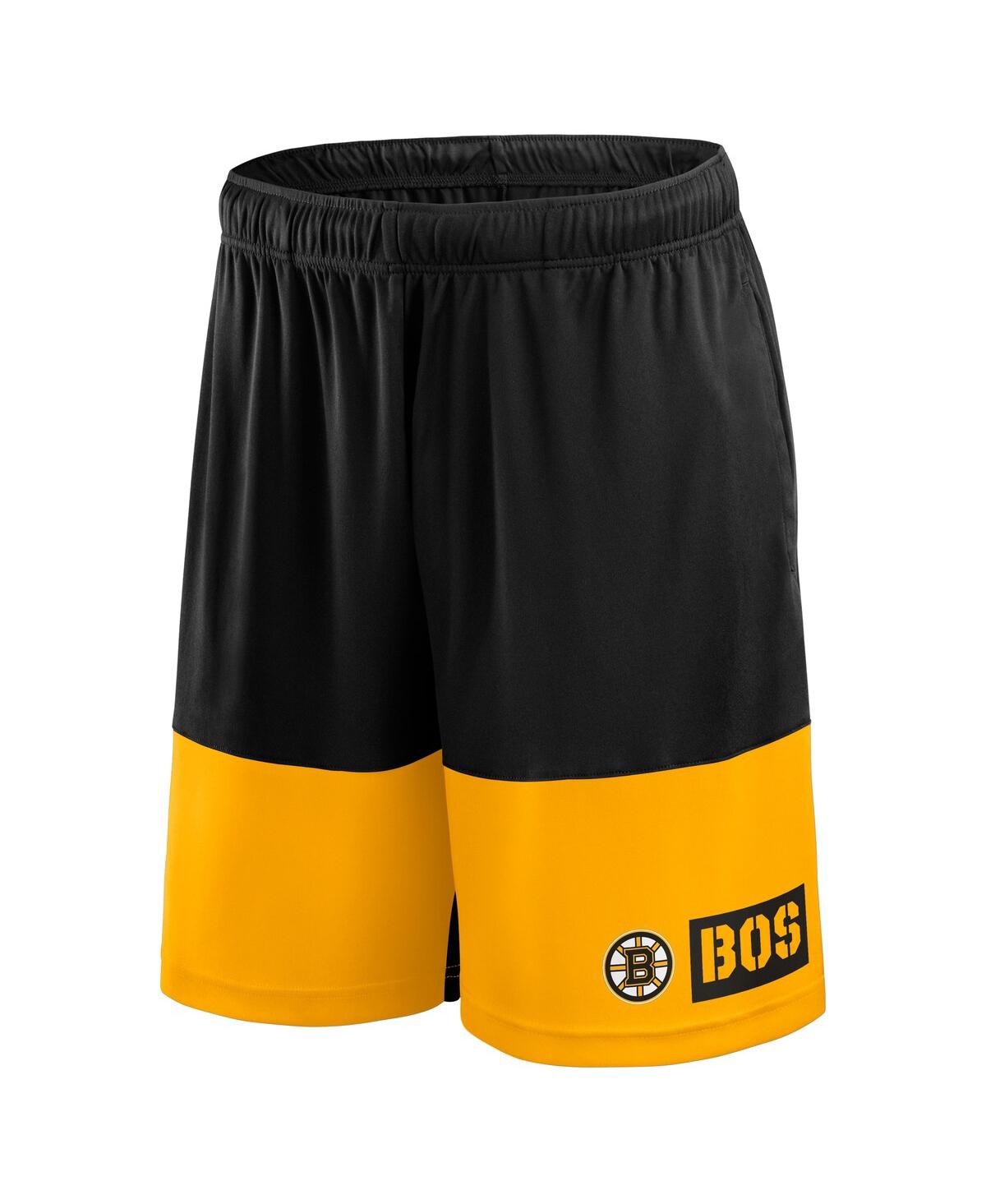 Logo Athletic Men's Black Boston Bruins Best Of The Best Shorts In Black