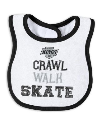 Baby Boys and Girls Los Angeles Kings Sleep and Play Sleeper Set with Bib