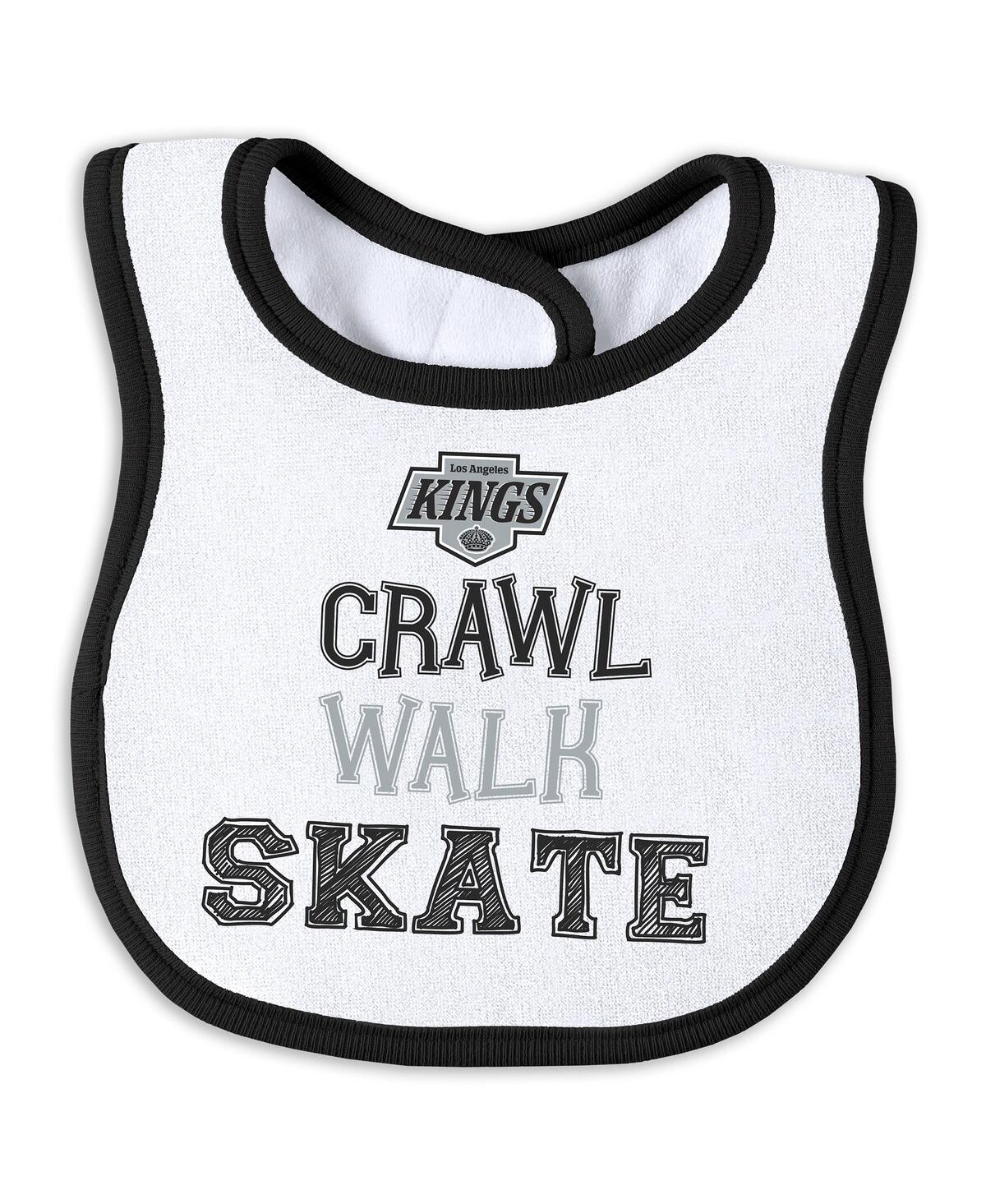 Wear By Erin Andrews Baby Boys And Girls Los Angeles Kings Sleep And Play Sleeper Set With Bib In White