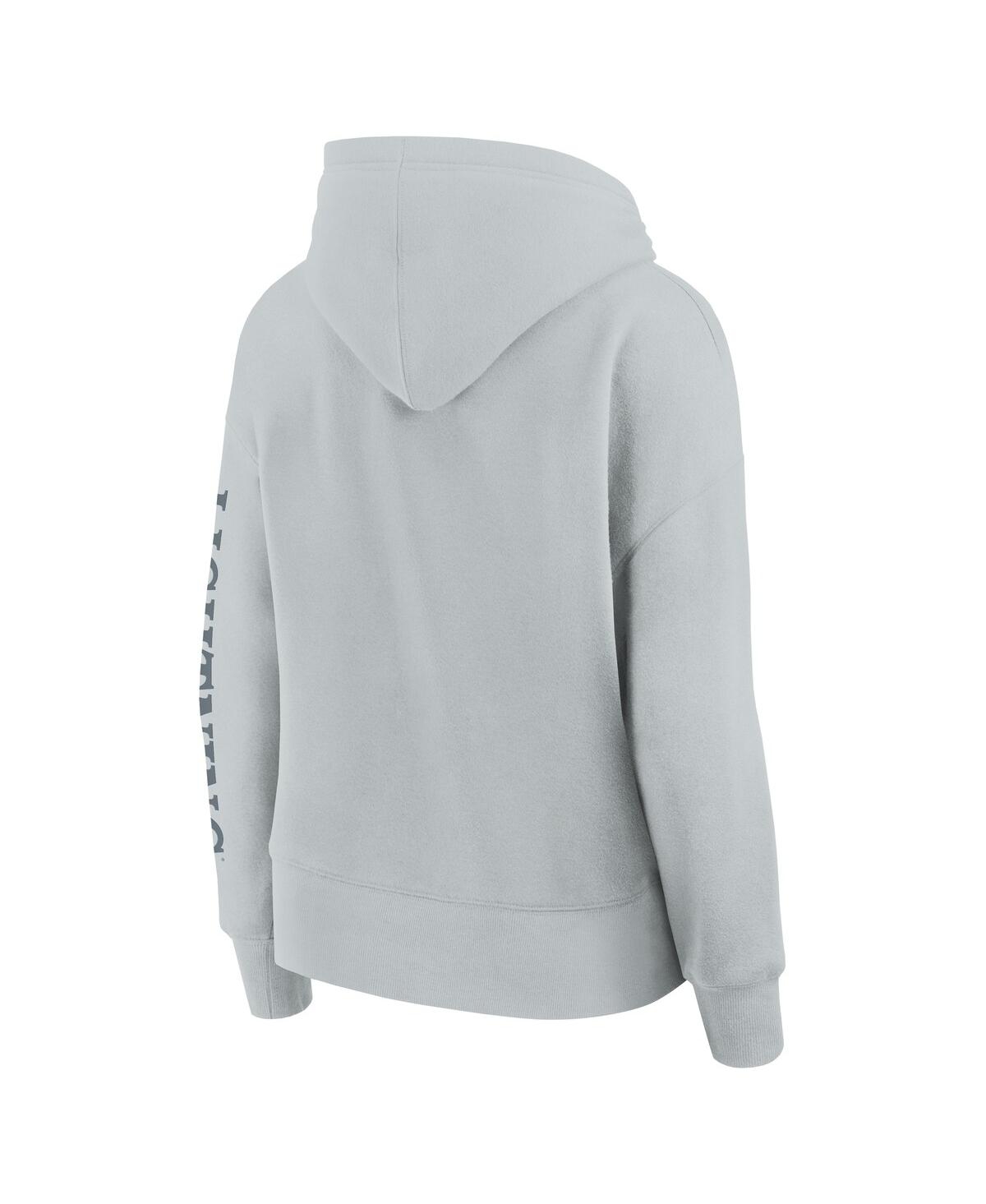 Fanatics Women's Gray Tampa Bay Lightning Elements Next Pullover Hoodie In Gray