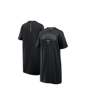 Fanatics - Women's Black Tennessee Volunteers Elements Go Tri-Blend T-Shirt Dress