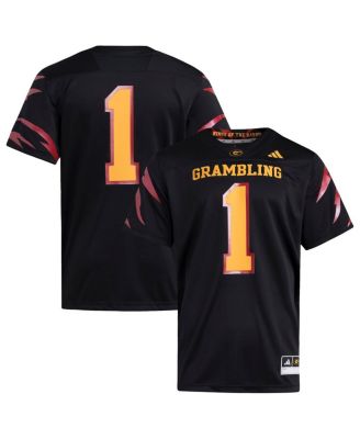 adidas - Men's Black Grambling Tigers Premier Strategy Jersey