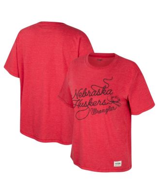 Colosseum - Women's Scarlet Nebraska Huskers Lasso Oversized T-Shirt