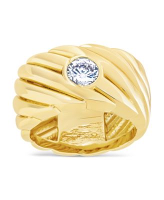 Blythe Woven Cubic Zirconia Ring