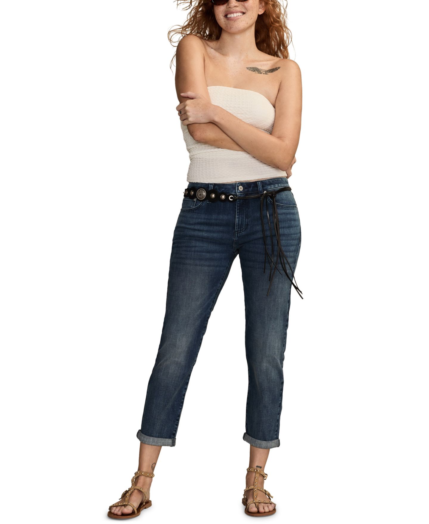 Женские джинсы Lucky Brand Sienna Slim Boyfriend, цвет: Gemini — фото 2